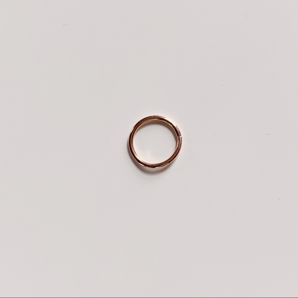 16g 3/8 BVLA Rose Gold Nose Ring